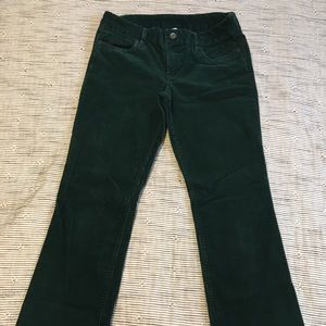 J.Crew Bootcut Cords. Size 6R (28). Dark Emerald